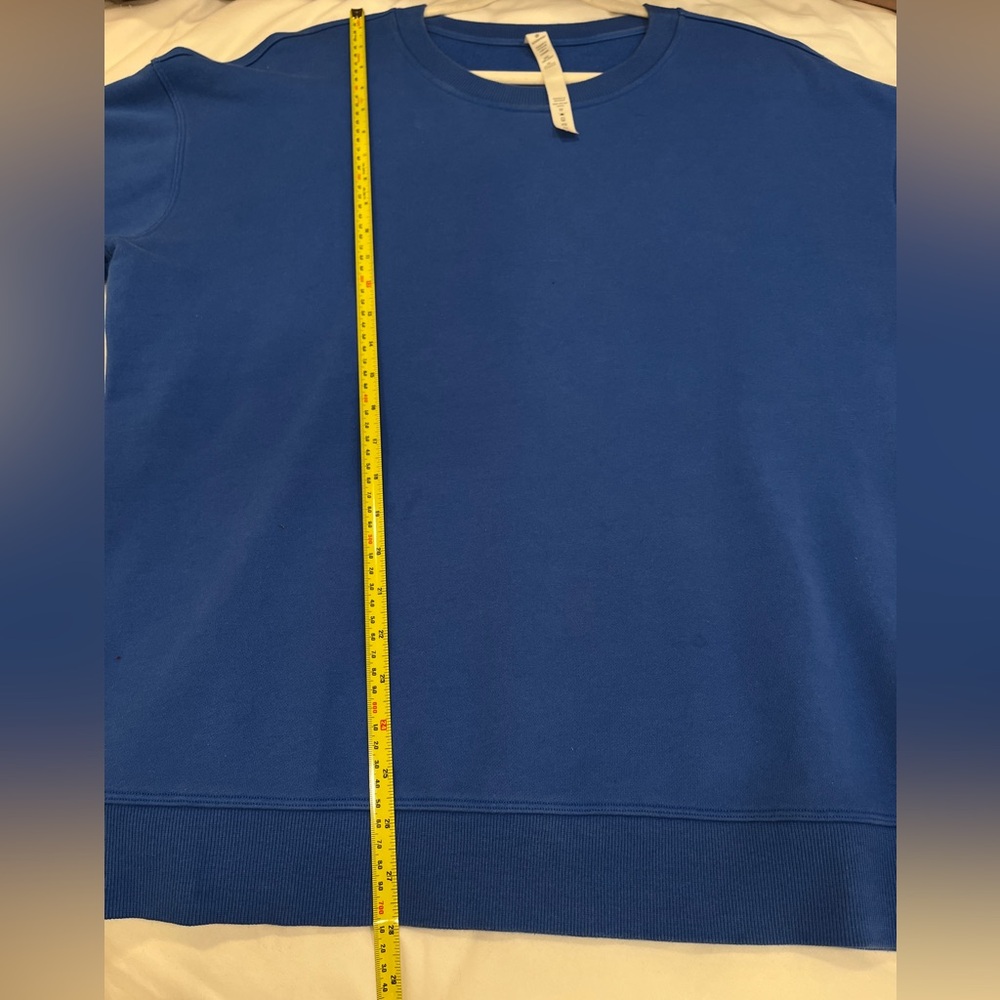 Lululemon “Perfectly Oversized Crew” Wild Bluebell Size 6 - Picture 12 of 13